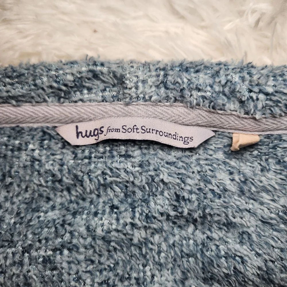 Hugs from Soft Surroundings Hug-Me Plush Oversize Wrap Cardigan
